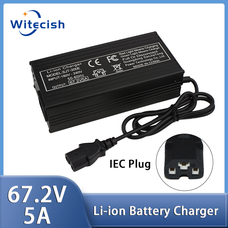 84V 20A Smart Charger - Chargeur rapide 60V 67.2V/5A pour batterie