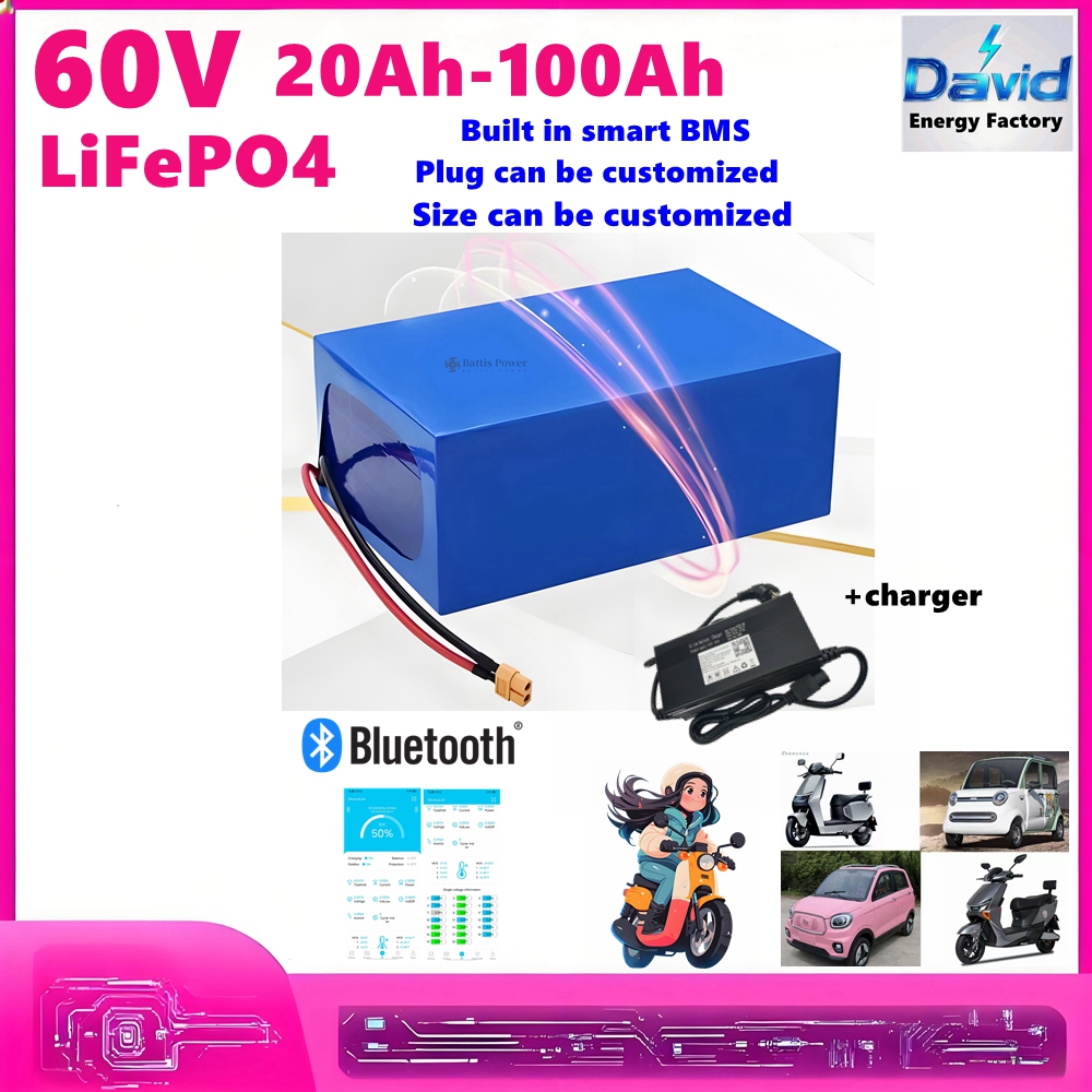 Batterie LiFePO4 au lithium à  - 60V 50Ah Electric Scooter Battery avis et prix